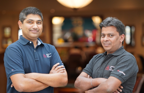 Govind and Satya, the two founders who run QDE every day.